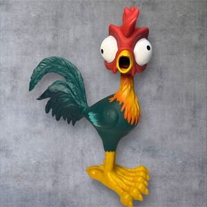 Disney Moana Hei Hei Chicken Toy Figure 13" Squeeze and Scream